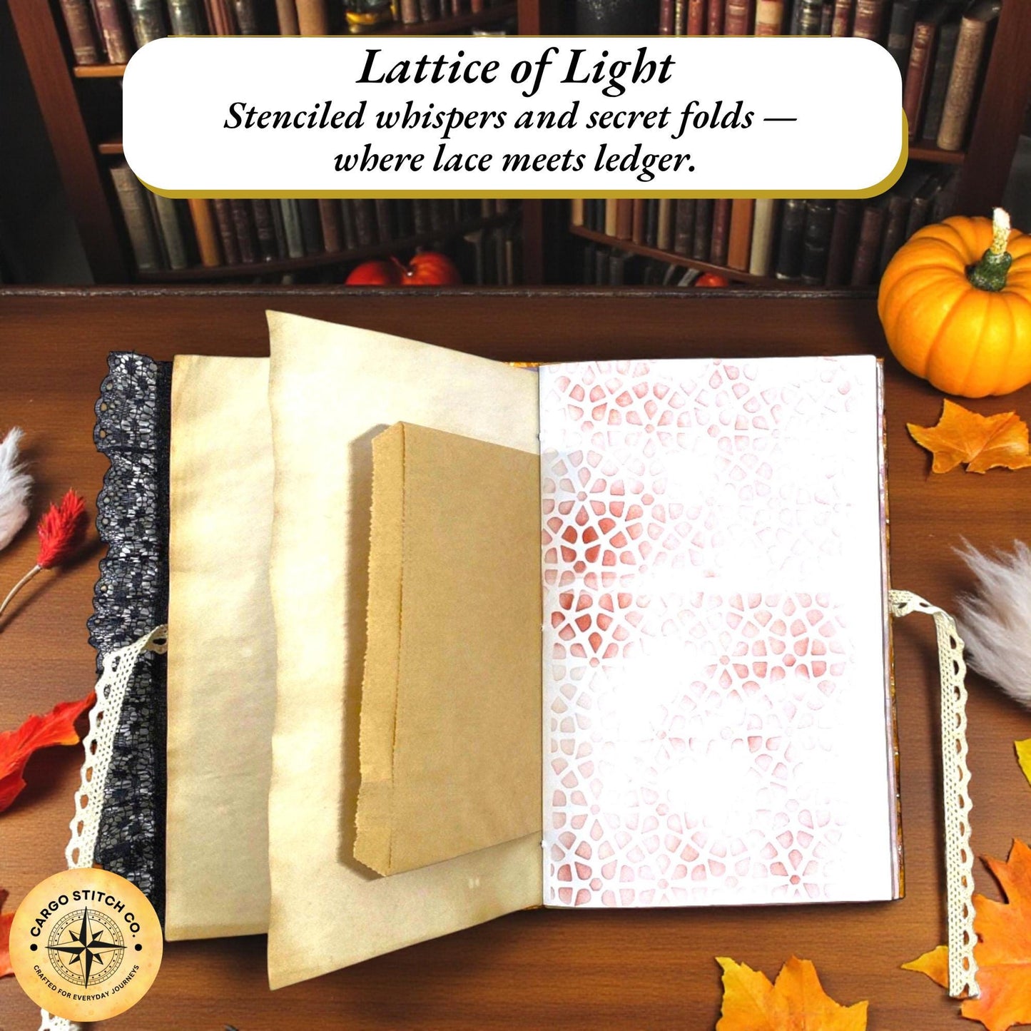 Crimson Skeleton Codex – October Coven Series – Gothic Halloween Junk Journal – Coffee-Dyed Pages – Signed Limited Edition