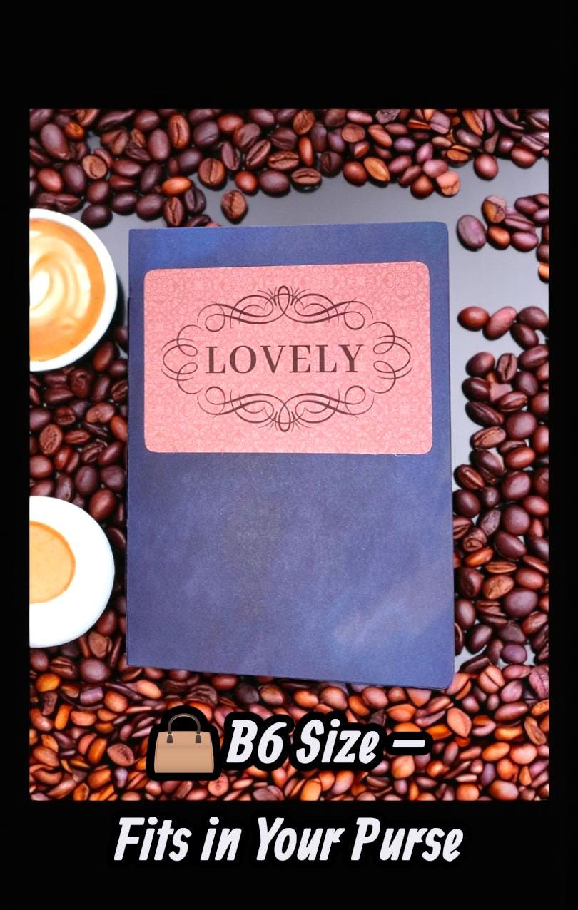 Floral Rose Junk Journal – Handmade Grungy B6 Journal with Coffee-Dyed Pages, Tags, Pockets, and Vintage Ephemera