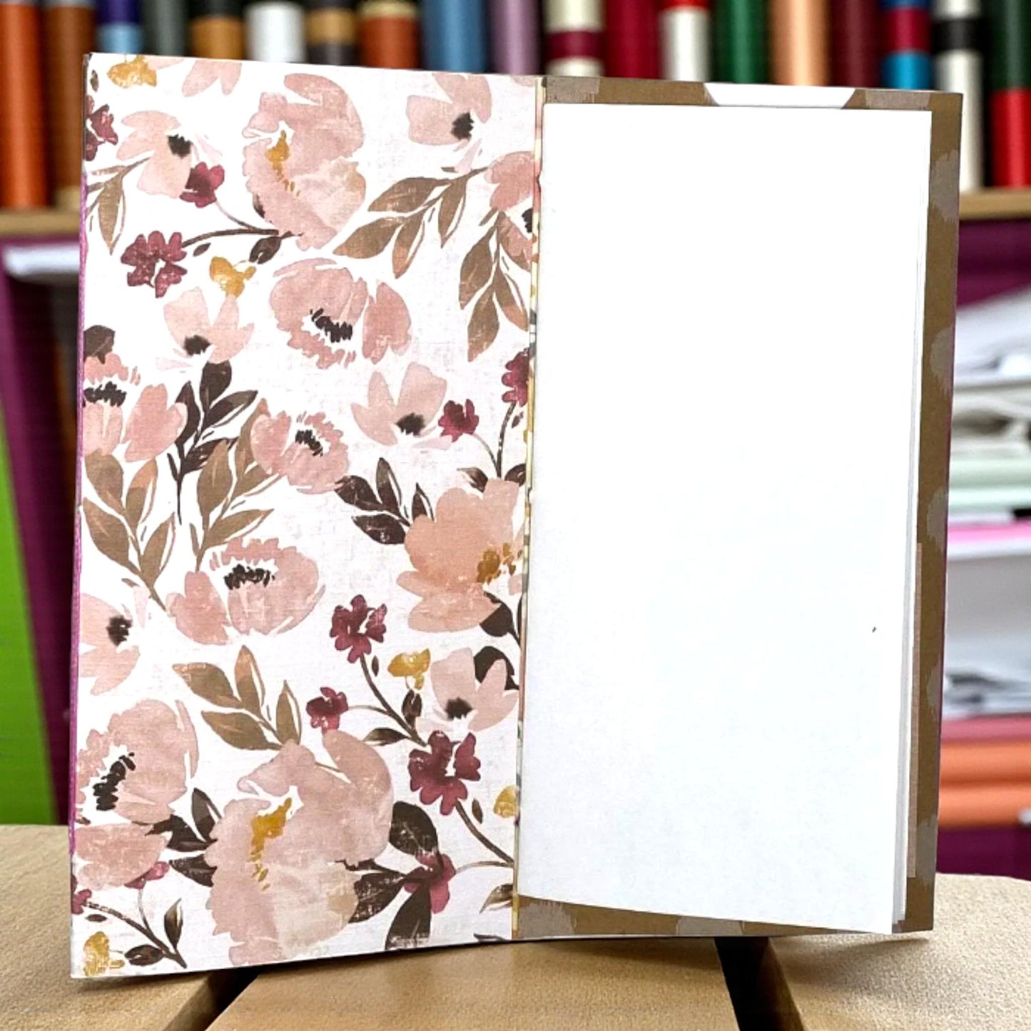 Halloween Angel Junk Journal – Handmade Flip-Flop Journal with Tags, Coffee-Dyed Pages, Pockets, Spooky Ephemera & Vintage Layers