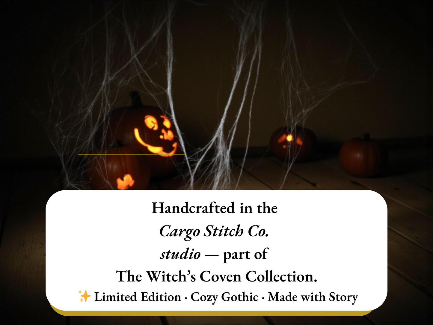 The Witch’s Coven – Quilted Crossbody Bag | Witchy Fall Purse | Black Cat Bag | Cozy Gothic Handmade by Cargo Stitch Co.