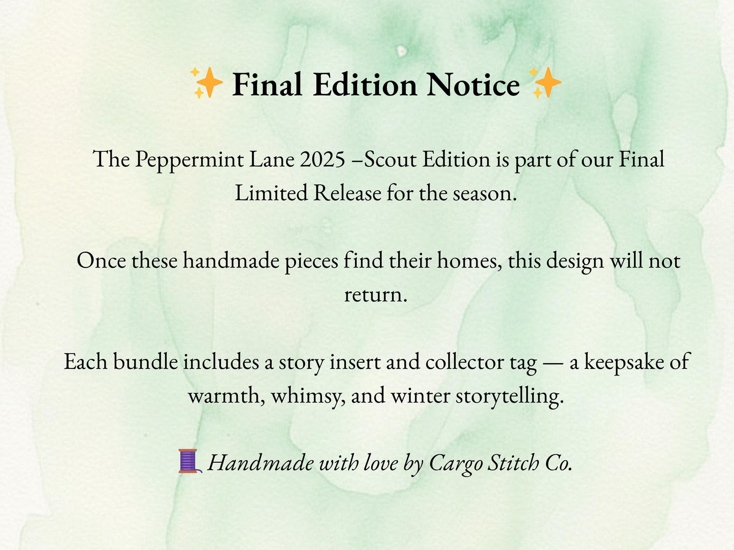 Quilted Cat Cosmetic Pouch – Peppermint Lane Limited Edition 2025 – Vinyl Holiday Pouch – Collector Set Story Zine – Christmas Gift Bundle