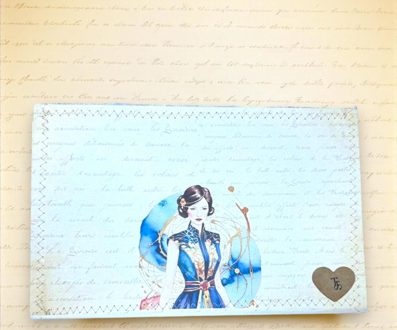 Healing Threads Accordion Folder – Mended With Gold Edition – Faith-Based Ephemera Organizer Clutch | Handmade Gift of Grace