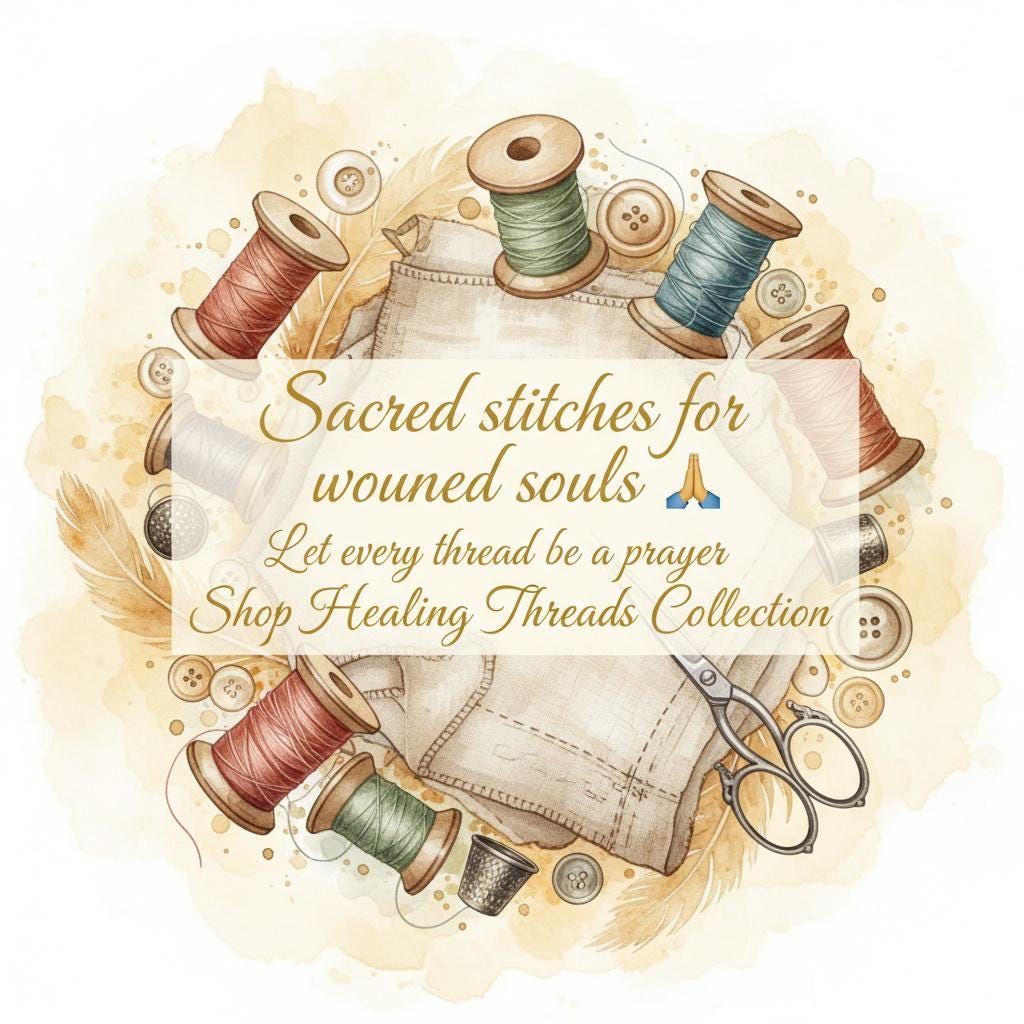 Healing Threads Accordion Folder – Storykeeper Edition | Handmade Organizer for Ephemera, Journaling & Letters