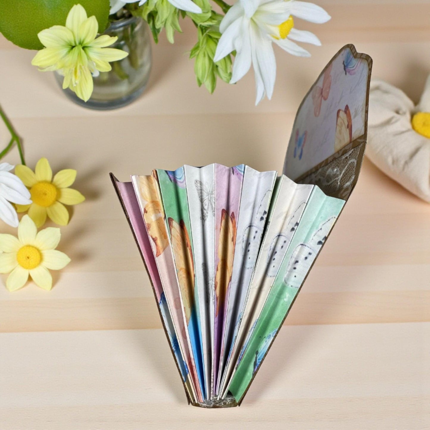 Butterfly Blessings Accordion File Folder – Healing Threads Handmade Organizer | Encouragement & Renewal Gift | Faith-Based Journal Storage