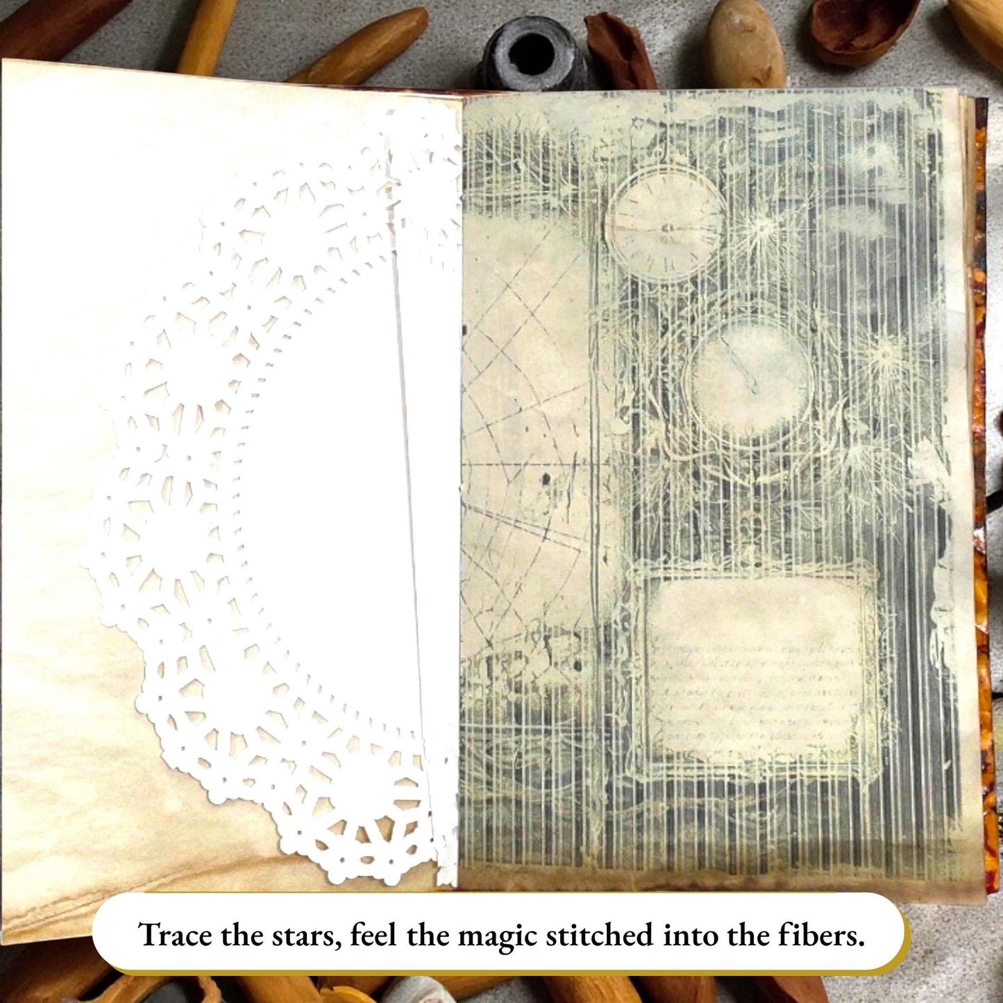 Autumn Harvest Grimoire – October Coven Series – Handmade Halloween Junk Journal – Coffee-Dyed Pages – Witchcore Gift – 2 of 8