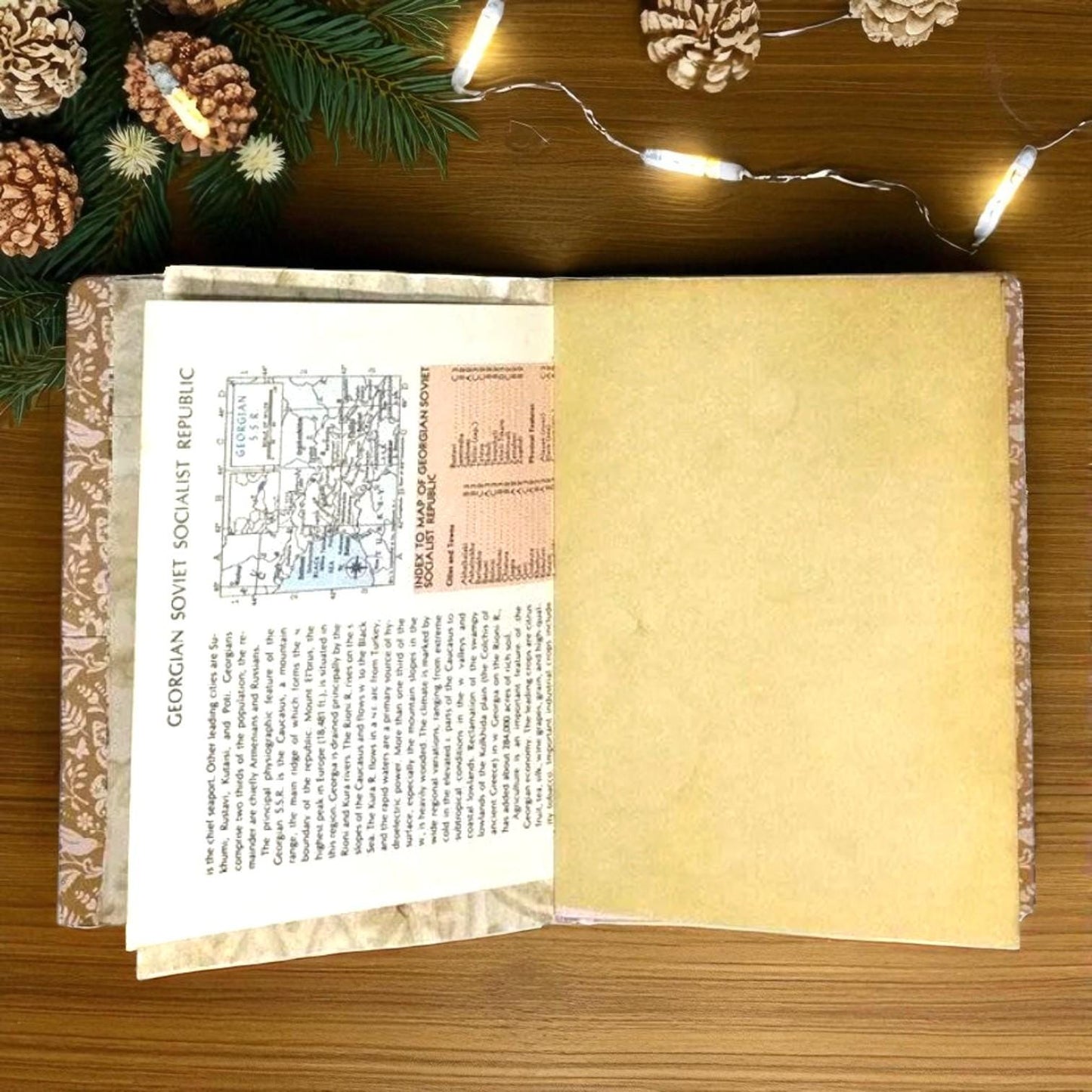 Rose Dream B6 Junk Journal – Handmade Floral Notebook with Pockets | Vintage Rose Art Journal