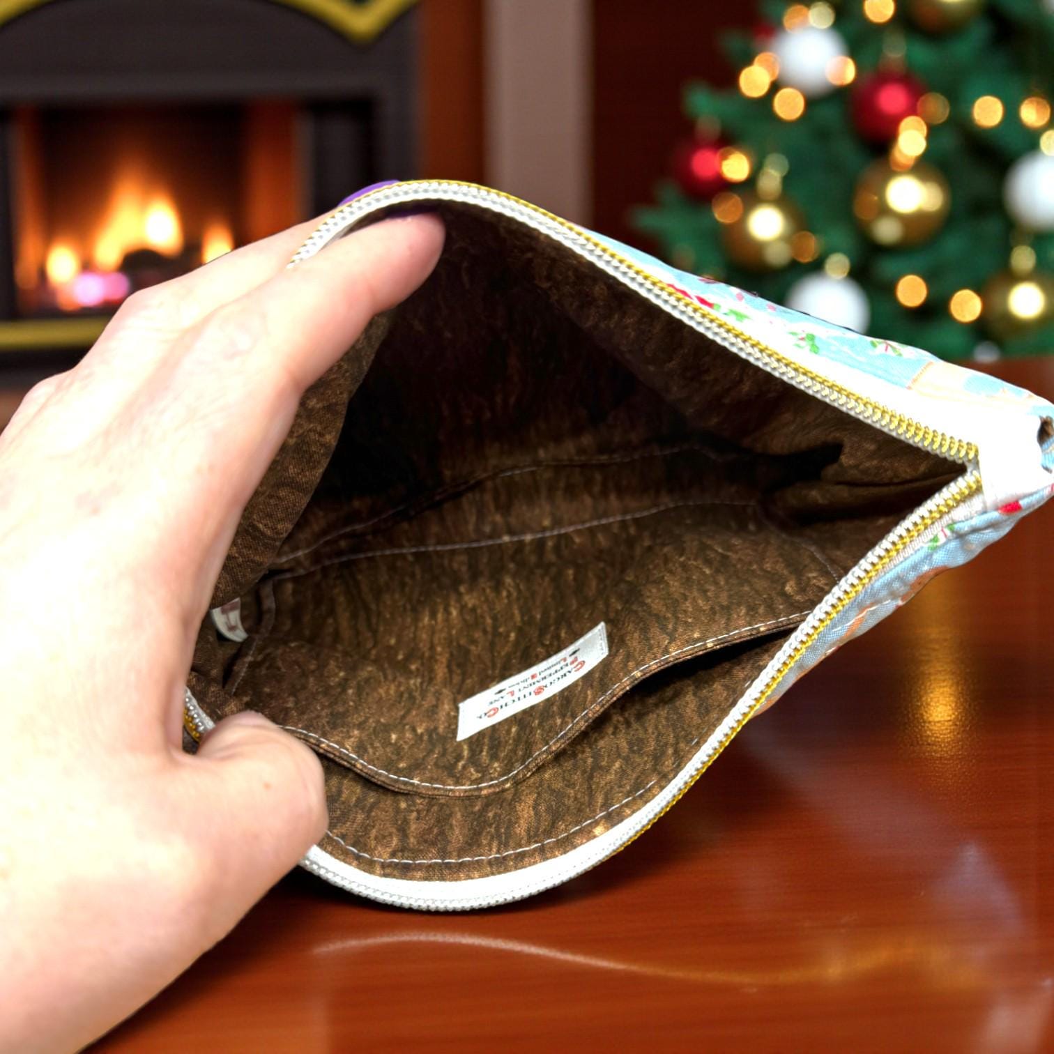 Holiday Pouch Gift Set – Gingersnap’s Christmas Bundle – Limited Edition – Mom & Teacher Gift – Stocking Stuffer Choose Size, Ready to Ship