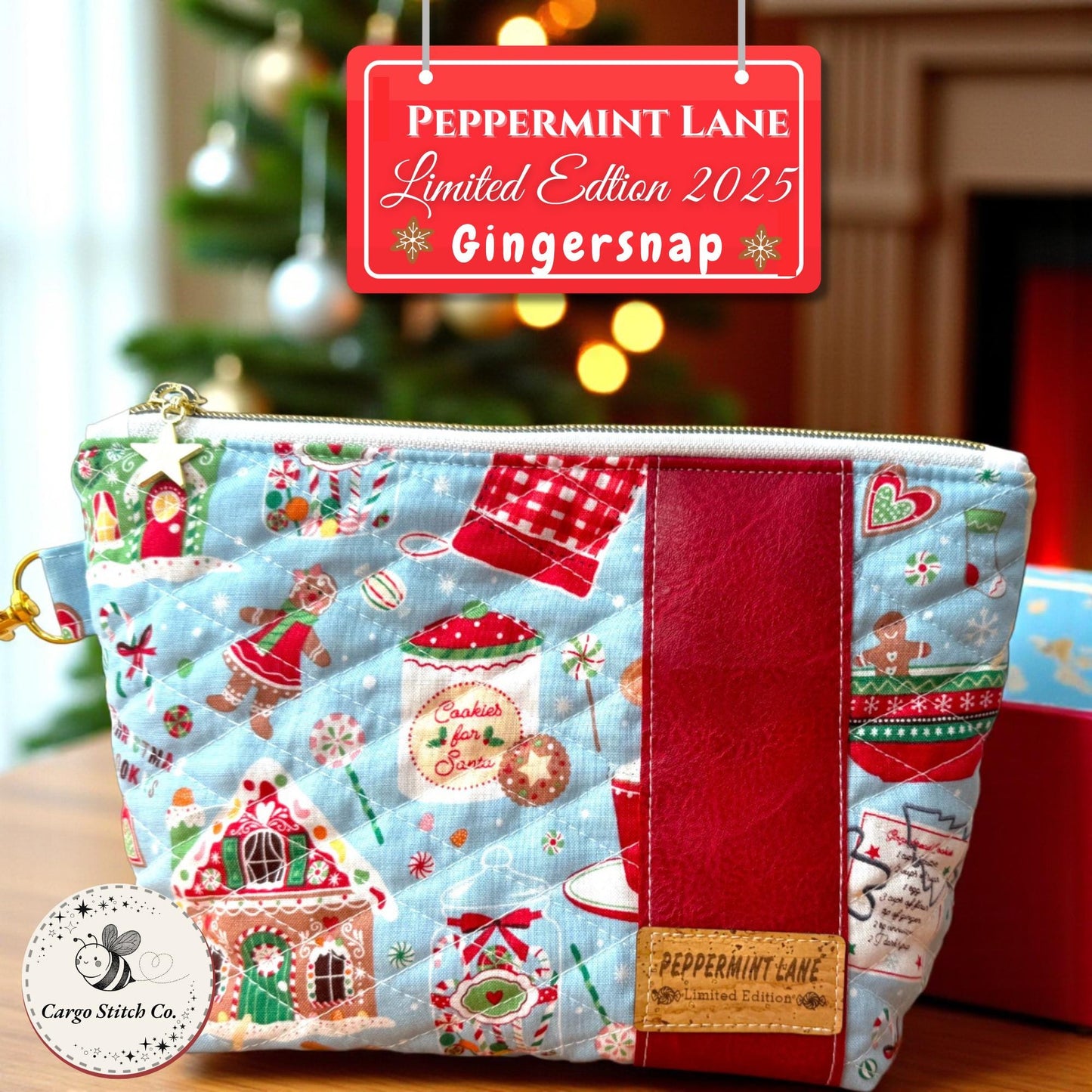 Holiday Pouch Gift Set – Gingersnap’s Christmas Bundle – Limited Edition – Mom & Teacher Gift – Stocking Stuffer Choose Size, Ready to Ship