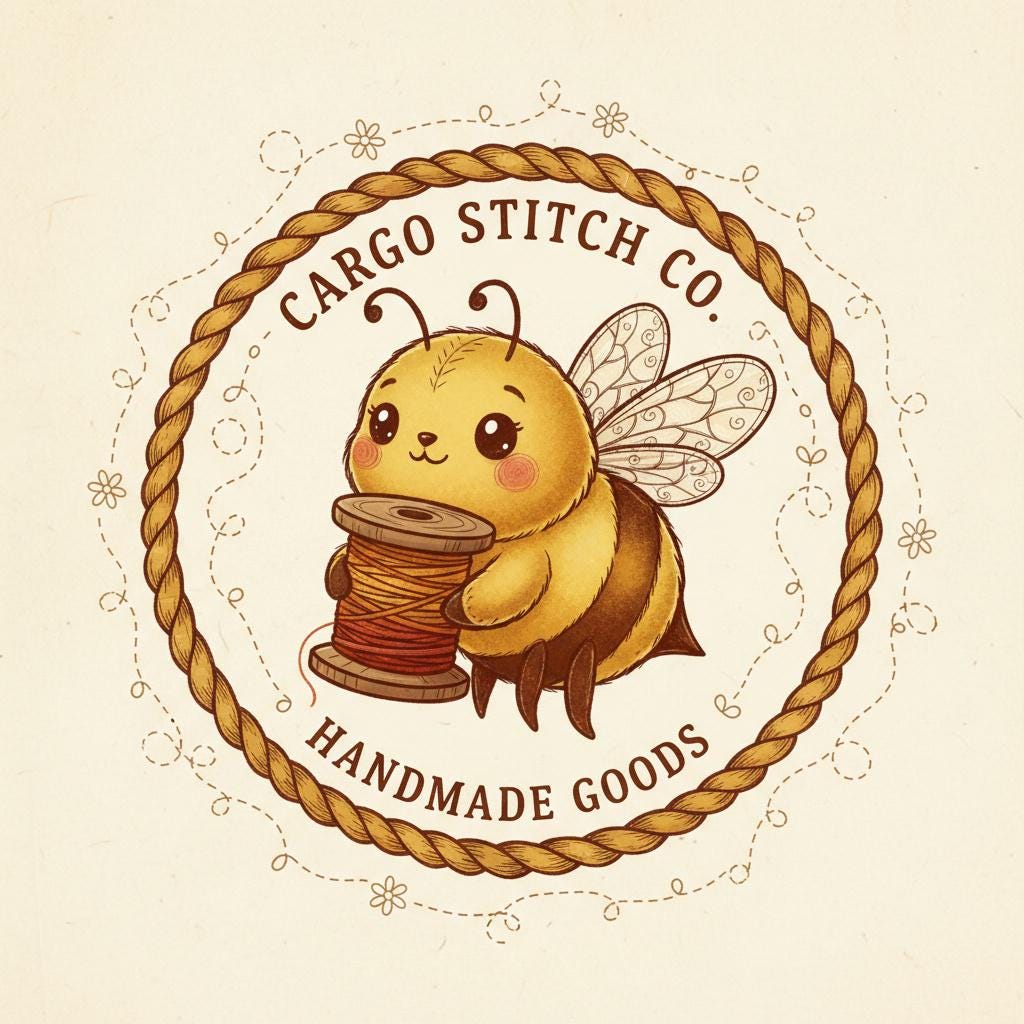 Evergreen Mushroom Quilted Pouch | Cargo Stitch Co. Evergreen Collection | Quilted Cotton Zipper Bags |Woodland Gift | Choose Size or Bundle