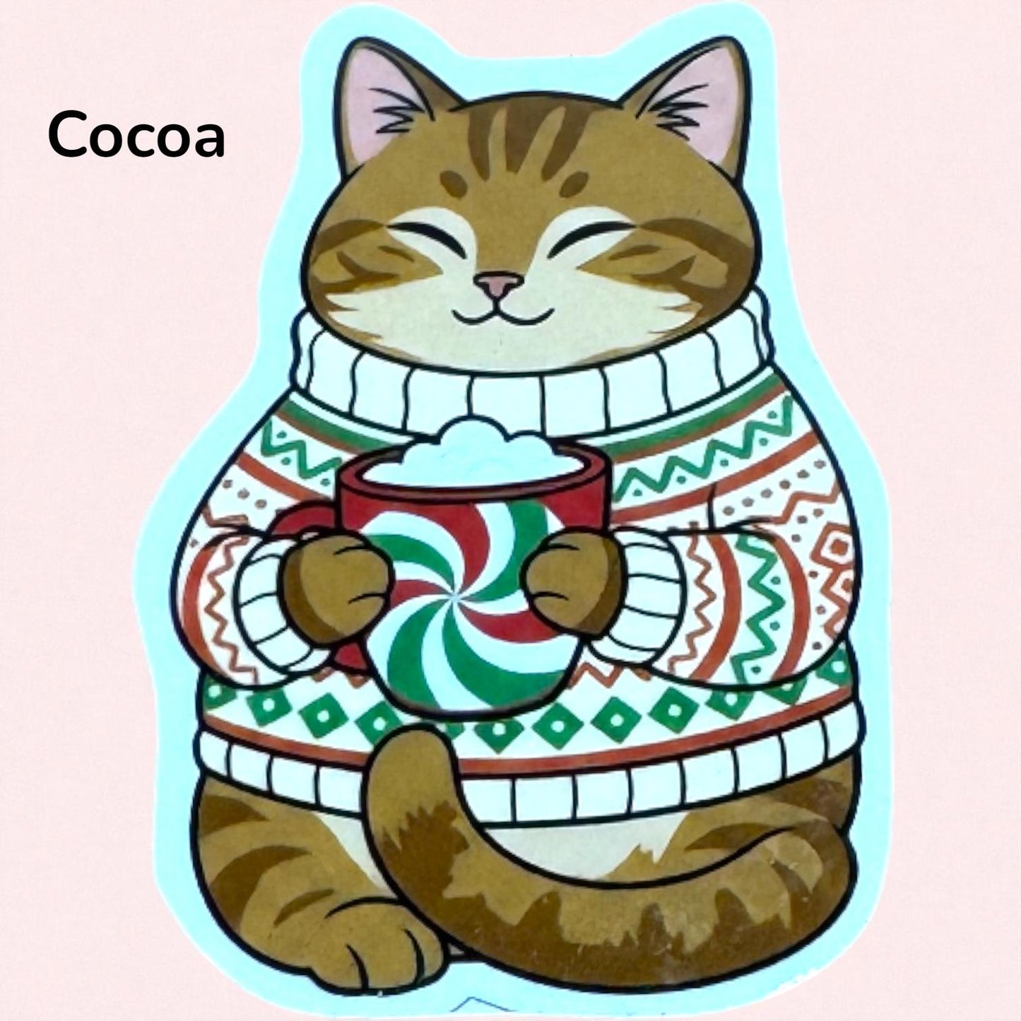 Peppermint Lane Character Sticker Collection – Volume I | Sugarplum, Whimsy, Gingersnap, Cocoa, Scout, Holly & Jingles Stickers