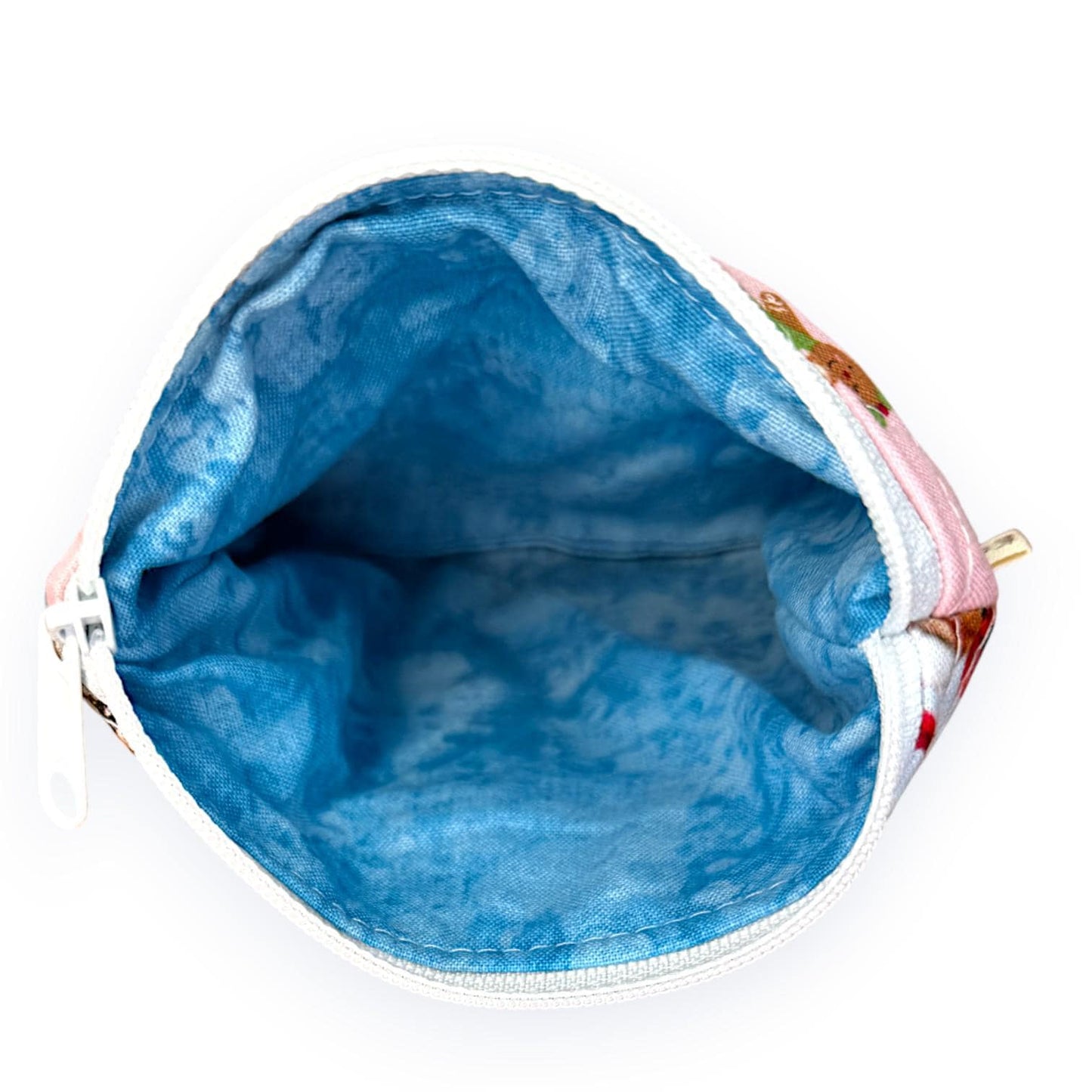 Mini Quilted Pouch Peppermint Lane Limited Edition Scrap Series 5x4 Small Coin Purse Handmade Gift