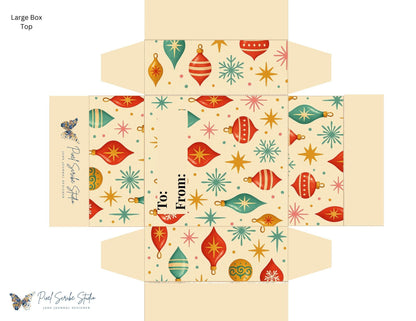 Vintage Christmas Tea Bag Envelopes – 15 Printable Tea Wraps + Gift Box | Holiday Ephemera for Journals & Happy Mail