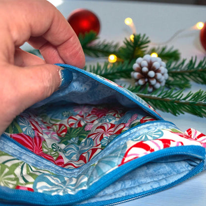 Peppermint Kindle Sleeve with Pocket | Quilted E-Reader Case | iPad Mini Sleeve | Peppermint Lane Limited Edition