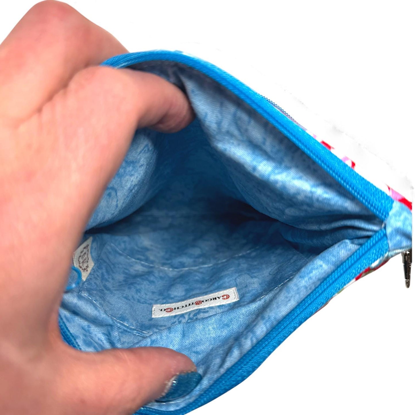 Quilted Kindle Sleeve 7×10 – Peppermint Lane Holiday – Padded Tablet Case & E-Reader Cover with Zipper Pocket