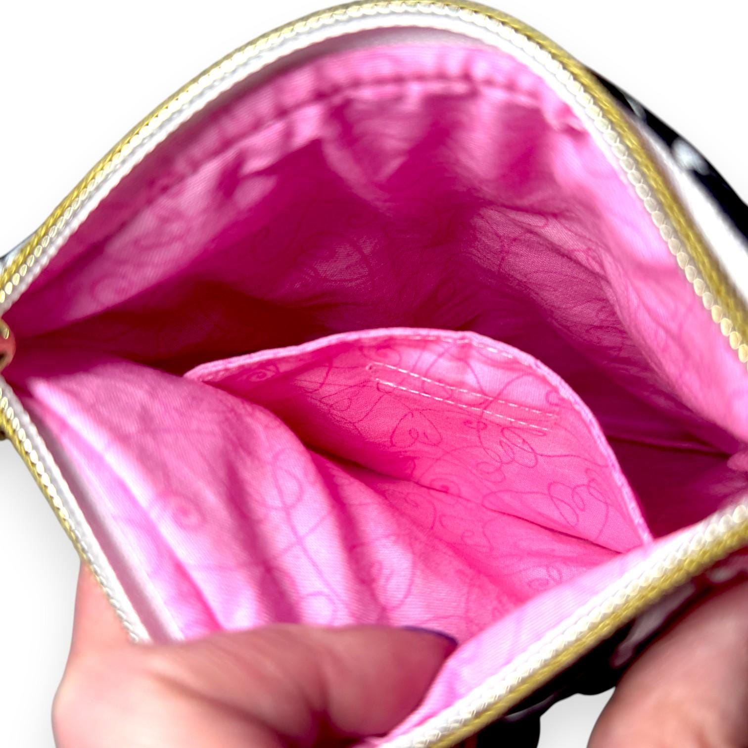 Quilted Kindle Sleeve 9.5×7 – Ornament Print – Peppermint Lane Limited Edition E-Reader Case – Zipper Pocket + Gold Hardware