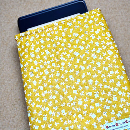 Quilted Book Or Kindle Slip Sleeve – Everyday Magic Collection | Fits 7” E-Readers, Journals, and Planners