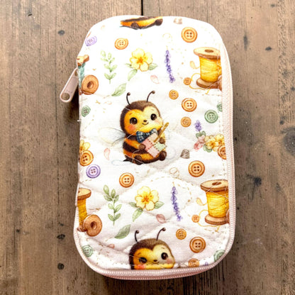 Tea Lover Gift Set | Handmade Quilted Tea Wallet with 6 Teas, Honey & Spoon | Ready to Gift Tea Gift