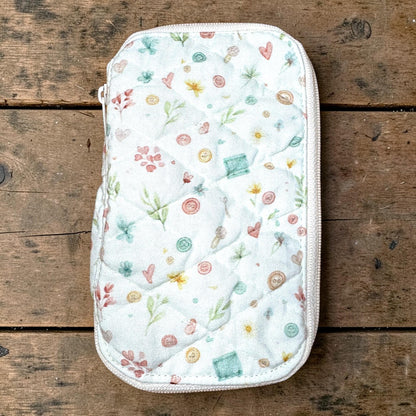 Tea Lover Gift Set | Handmade Quilted Tea Wallet with 6 Teas, Honey & Spoon | Ready to Gift Tea Gift