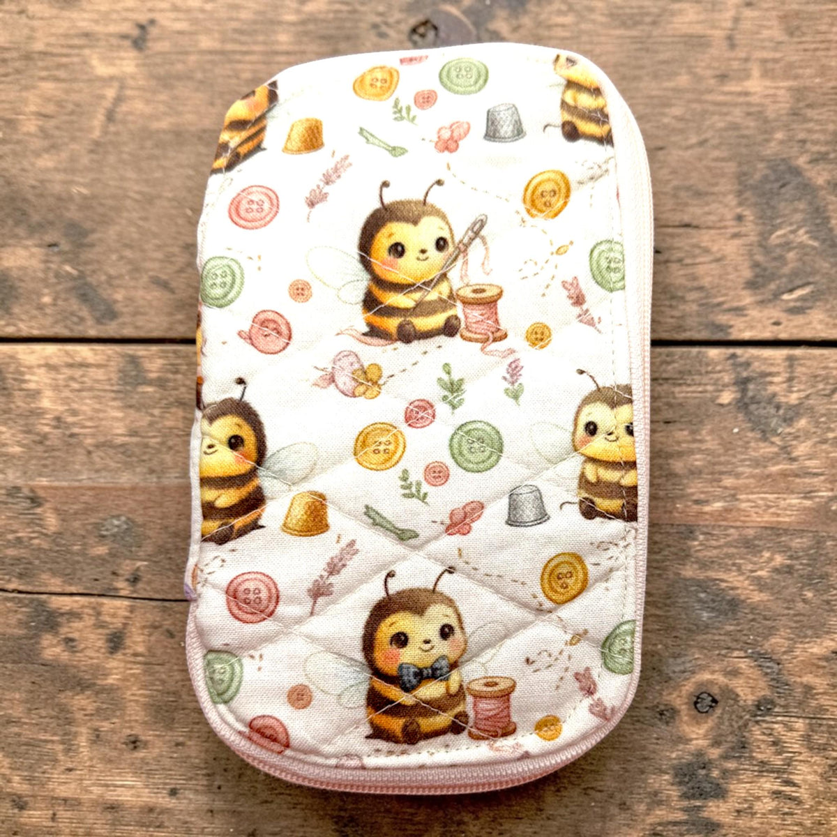Tea Lover Gift Set | Handmade Quilted Tea Wallet with 6 Teas, Honey & Spoon | Ready to Gift Tea Gift