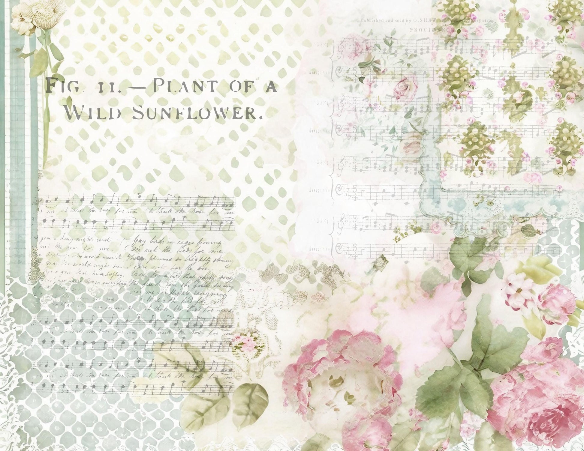 Seamstress’s Diary Folio Kit | 8 Page Printable Junk Journal Kit | Vintage Sewing Ephemera | Tags, Pockets Labels