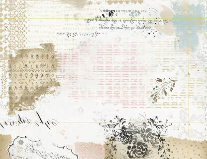 The Seamstress’s Diary Ephemera Envelope Templates | Sewing Junk Journal Kit | Printable Folio Pages | Instant Download | 4 Pages