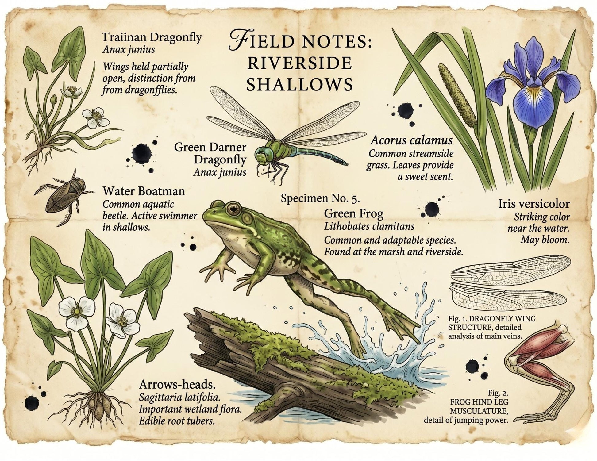 Hedgerow Field Notes Vol 2 Printable Junk Journal Kit, Woodland Nature Pages, Vintage Naturalist Ephemera, Forest Journal Pages