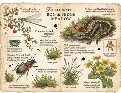 Hedgerow Field Notes Vol 2 Printable Junk Journal Kit, Woodland Nature Pages, Vintage Naturalist Ephemera, Forest Journal Pages