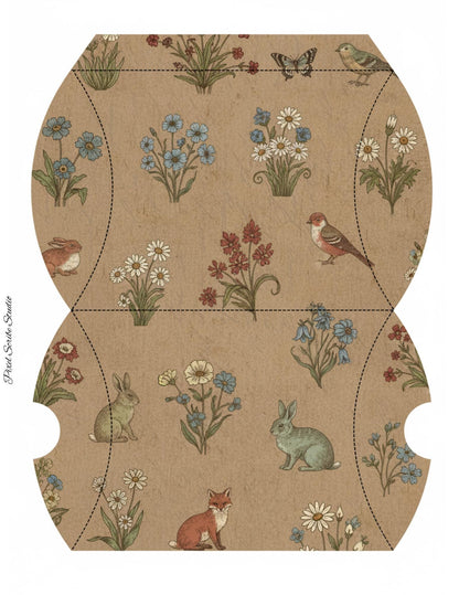 Woodland Wonders Printable Kit | Vintage Forest Journal Ephemera | Bookmarks Cards Tickets Tags