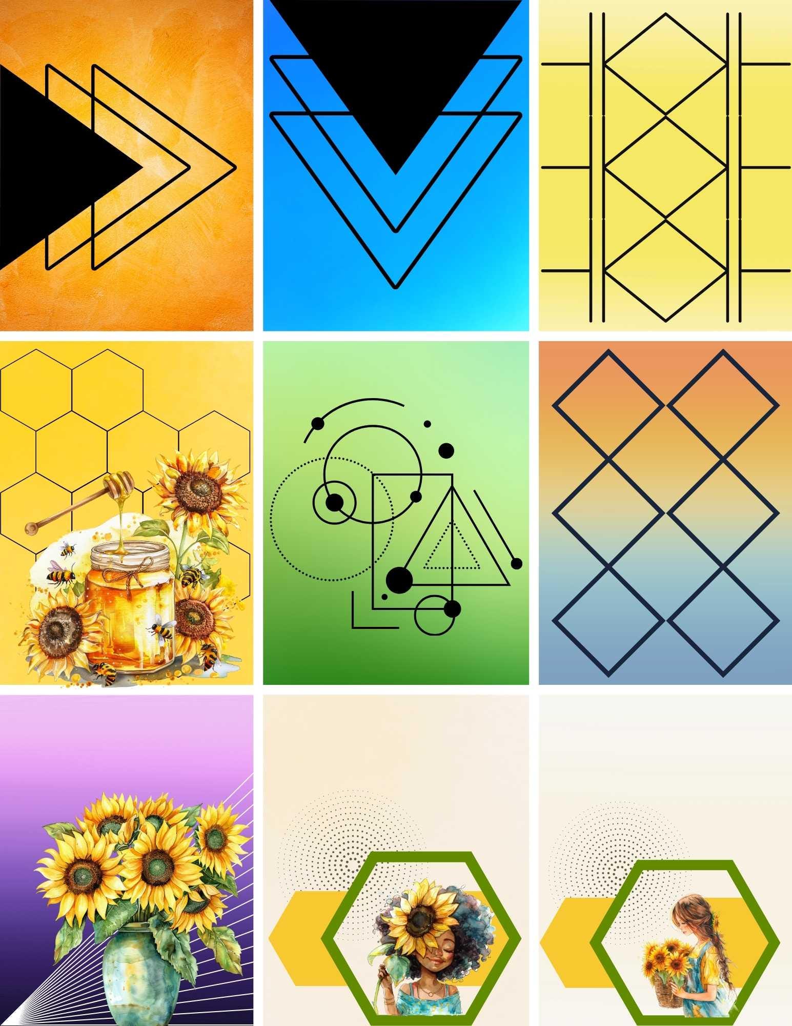 Botanical Field Notes – Sunflower Ephemera Kit (The Beauty of God) | 10 Printable Pages | Faith-Based Journal