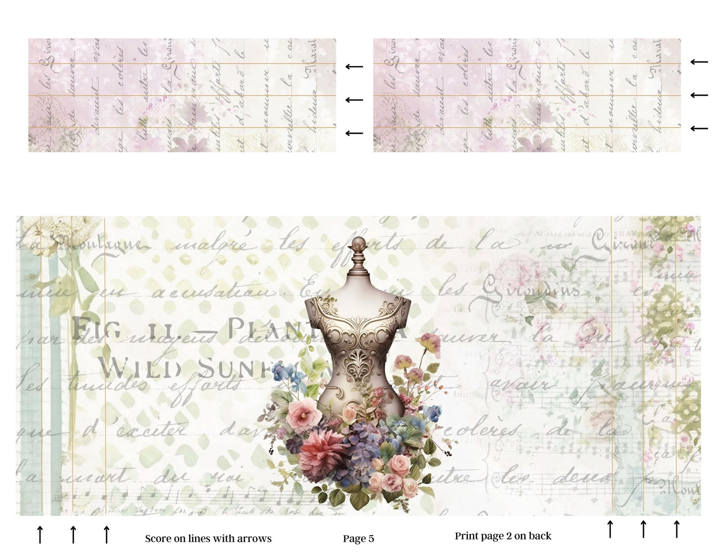 The Seamstress’s Diary Printable Junk Journal Kit | Vintage Sewing Ephemera Folio | 16 Page Digital Download | Tags Pockets Journal Pages
