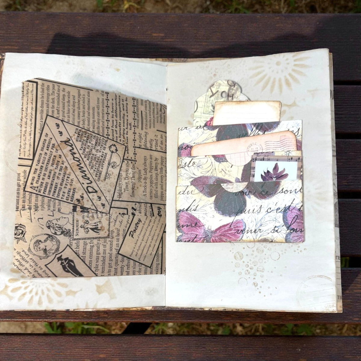 Fox Softcover Writing Notebook |Chosen Pieces Journal | Woodland Fox Ephemera Journal
