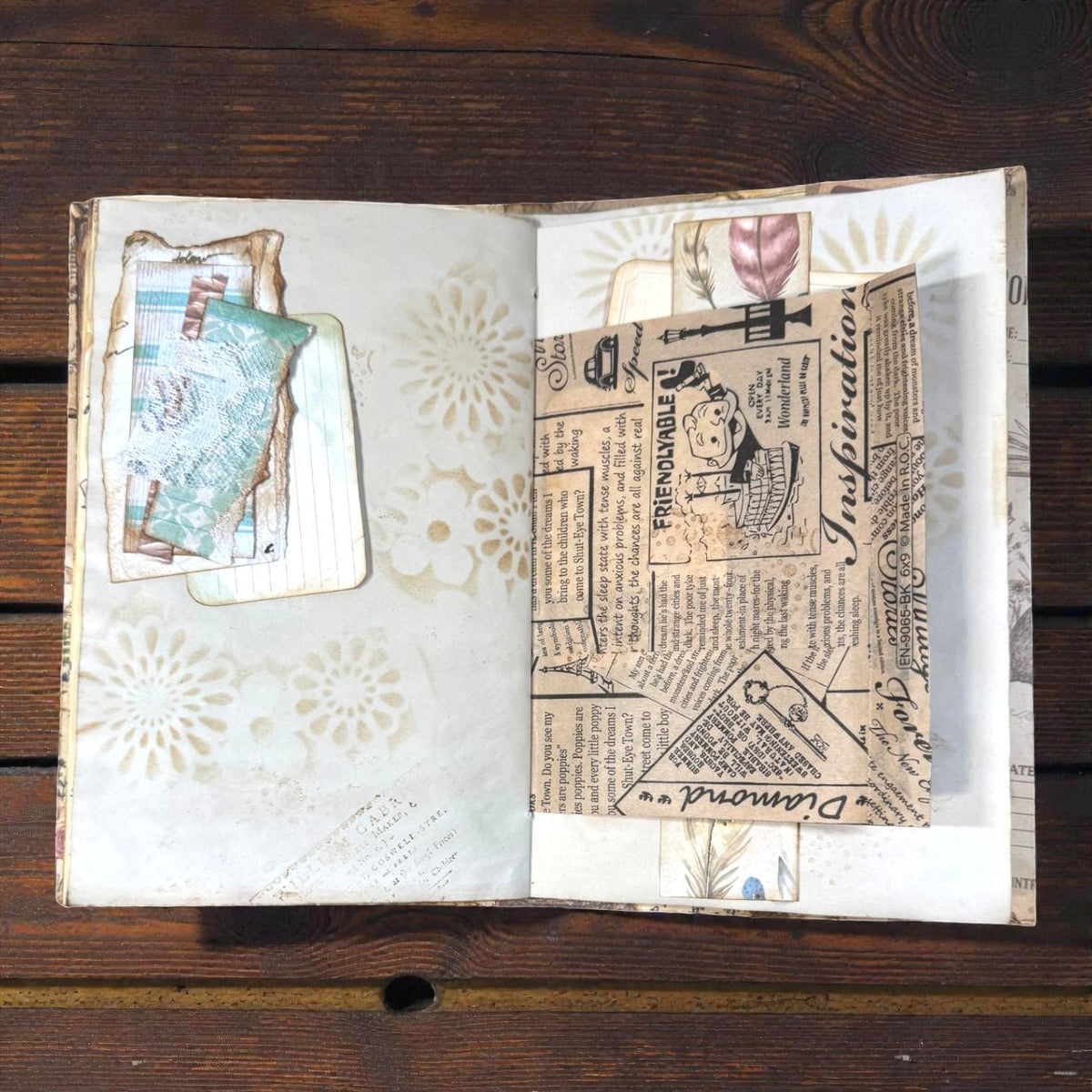 Fox Softcover Writing Notebook |Chosen Pieces Journal | Woodland Fox Ephemera Journal