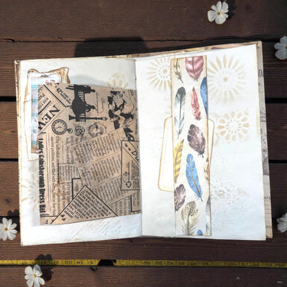 Fox Softcover Writing Notebook |Chosen Pieces Journal | Woodland Fox Ephemera Journal
