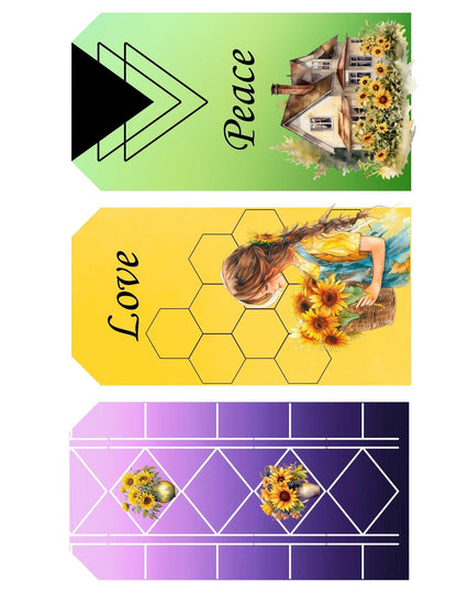 Botanical Field Notes – Sunflower Ephemera Kit (The Beauty of God) | 10 Printable Pages | Faith-Based Journal