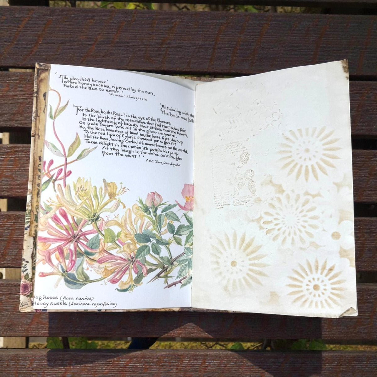 Fox Softcover Writing Notebook |Chosen Pieces Journal | Woodland Fox Ephemera Journal