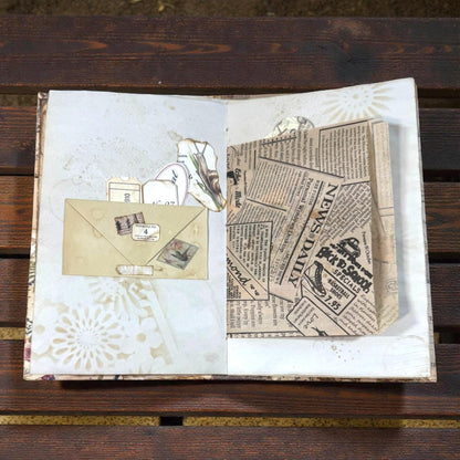Fox Softcover Writing Notebook |Chosen Pieces Journal | Woodland Fox Ephemera Journal