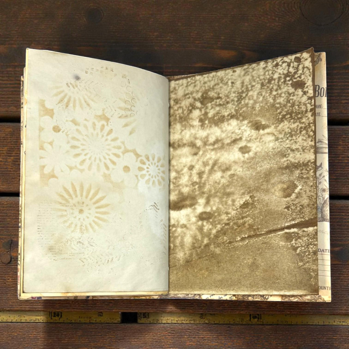 Fox Softcover Writing Notebook |Chosen Pieces Journal | Woodland Fox Ephemera Journal