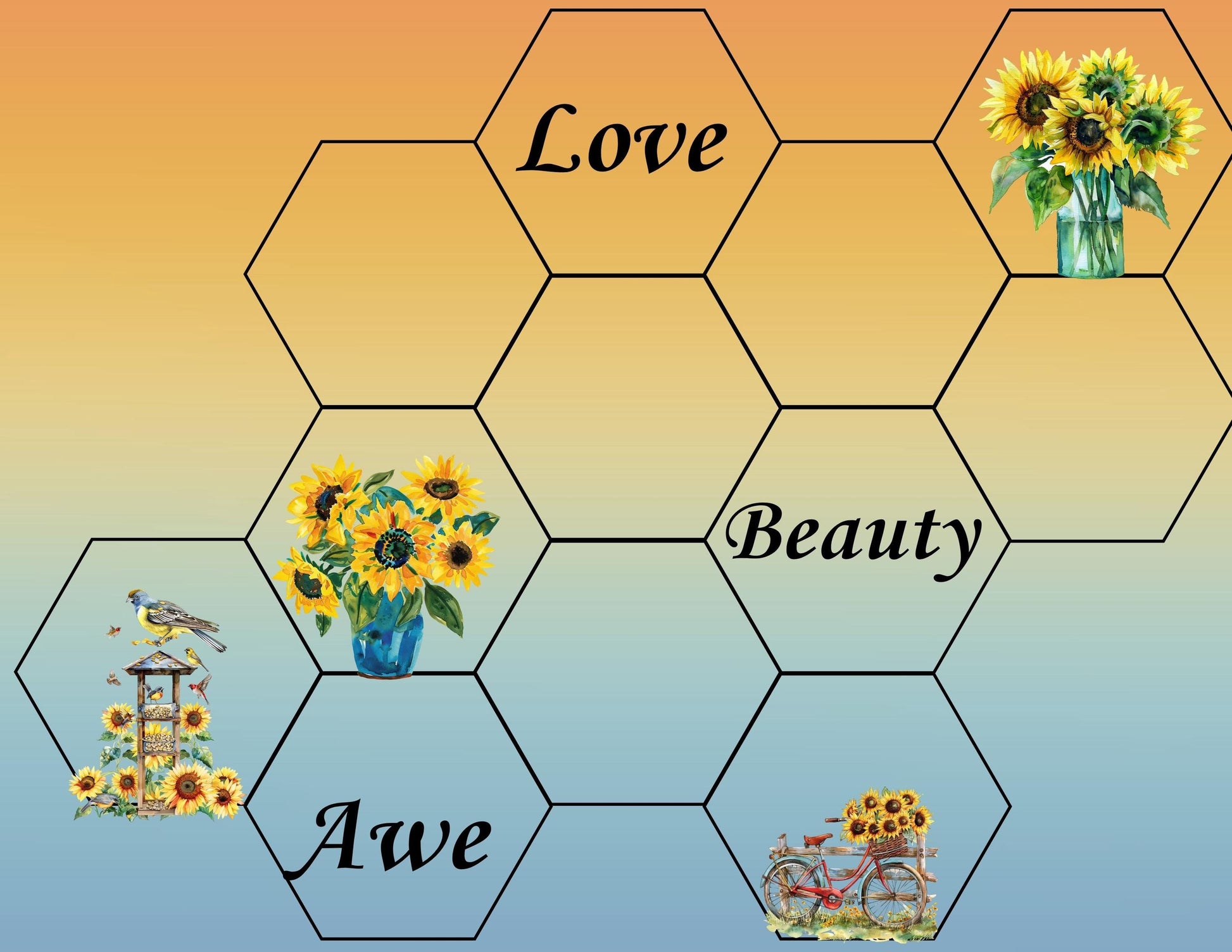Beauty of God & Sunflowers Printable Junk Journal Kit | 27 Faith-Based Pages + Bible Study Bonus