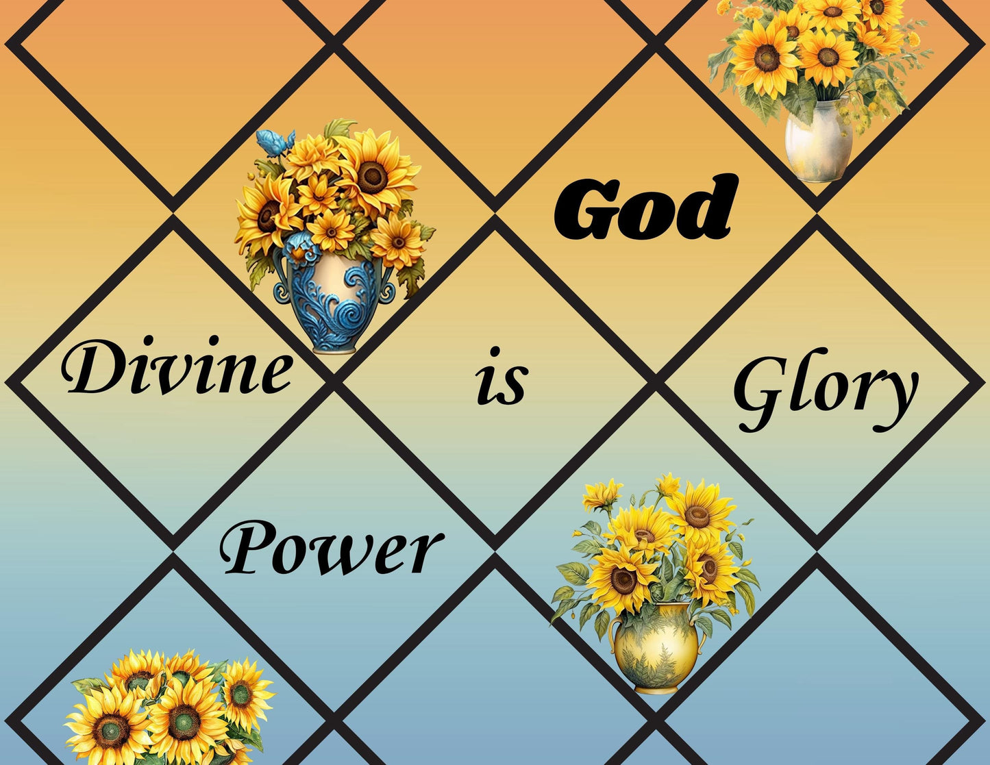 Beauty of God & Sunflowers Printable Junk Journal Kit | 27 Faith-Based Pages + Bible Study Bonus