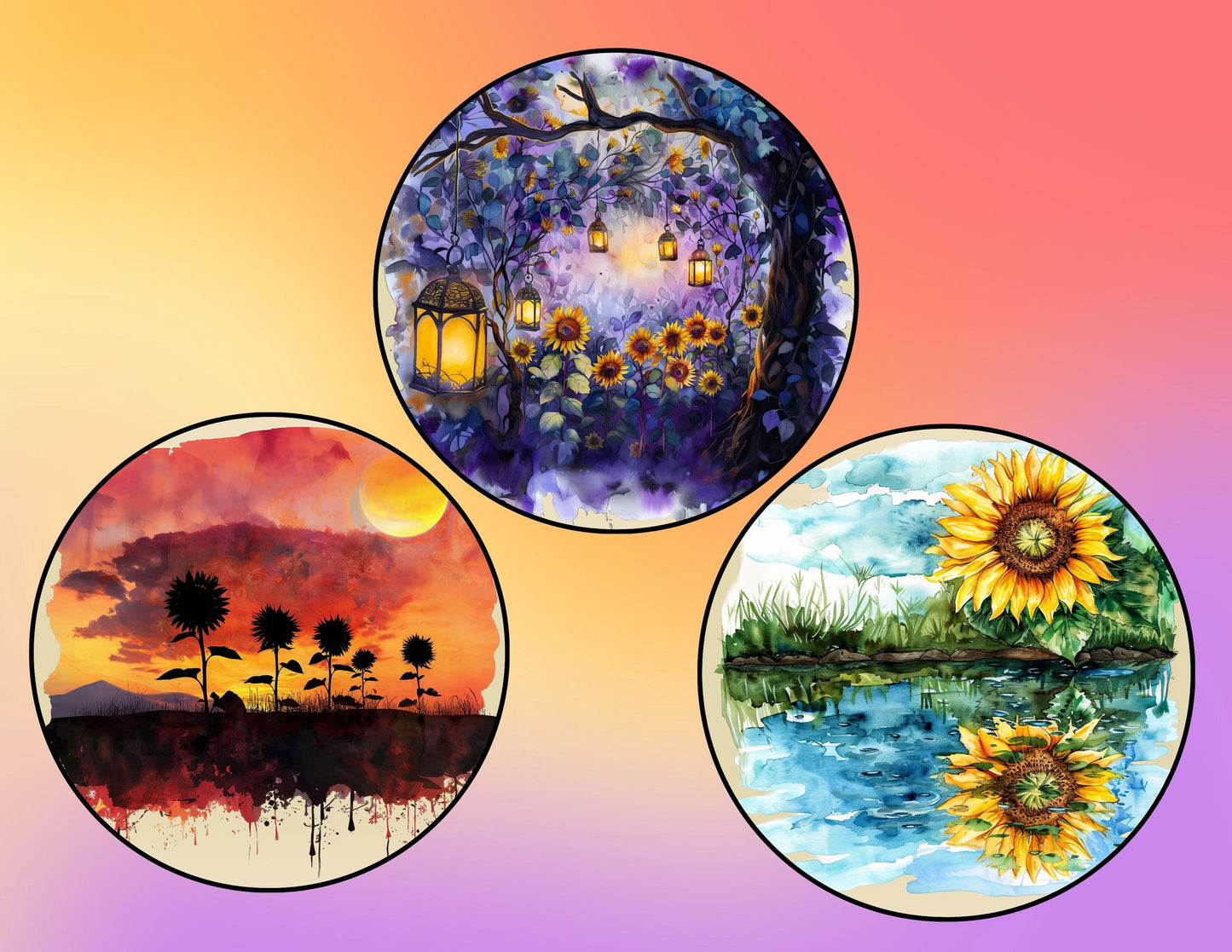 Beauty of God & Sunflowers Printable Junk Journal Kit | 27 Faith-Based Pages + Bible Study Bonus