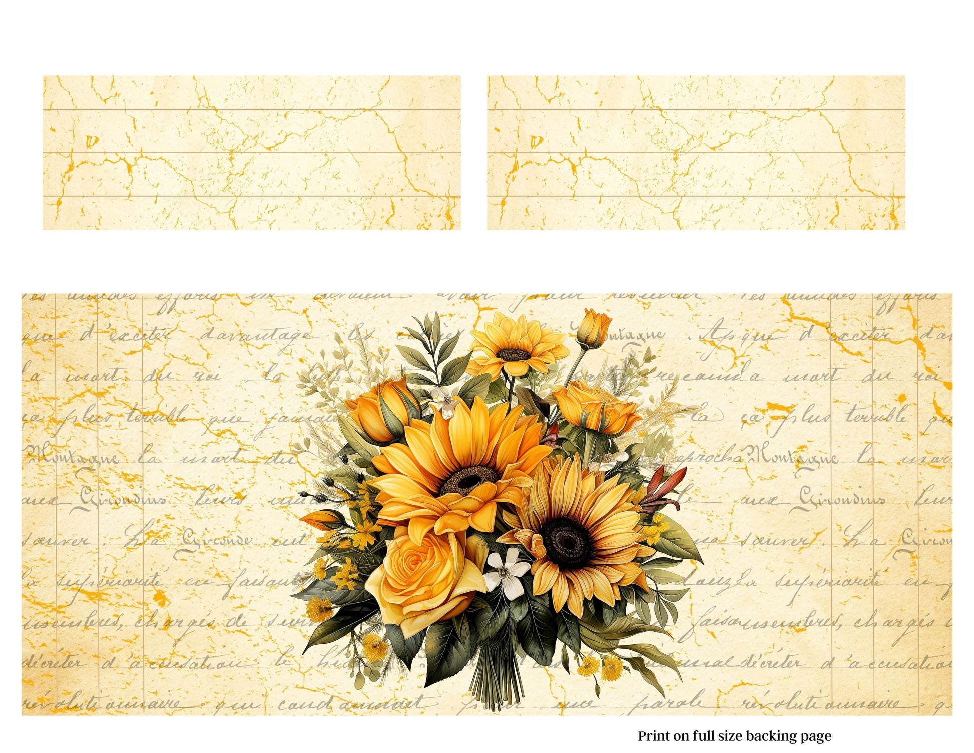 Accordion File Folder The Beauty of God & Sunflowers Collection | Printable Vintage Sunflower Storage Junk Journal Kit Bible Study Ephemera