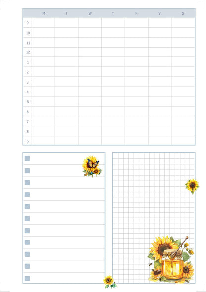 Quiet Wednesday Planner Pages | Beauty of God & Sunflowers Printable Collection