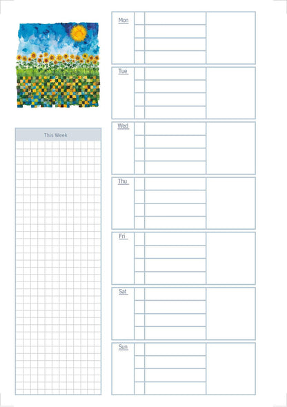 Quiet Wednesday Planner Pages | Beauty of God & Sunflowers Printable Collection