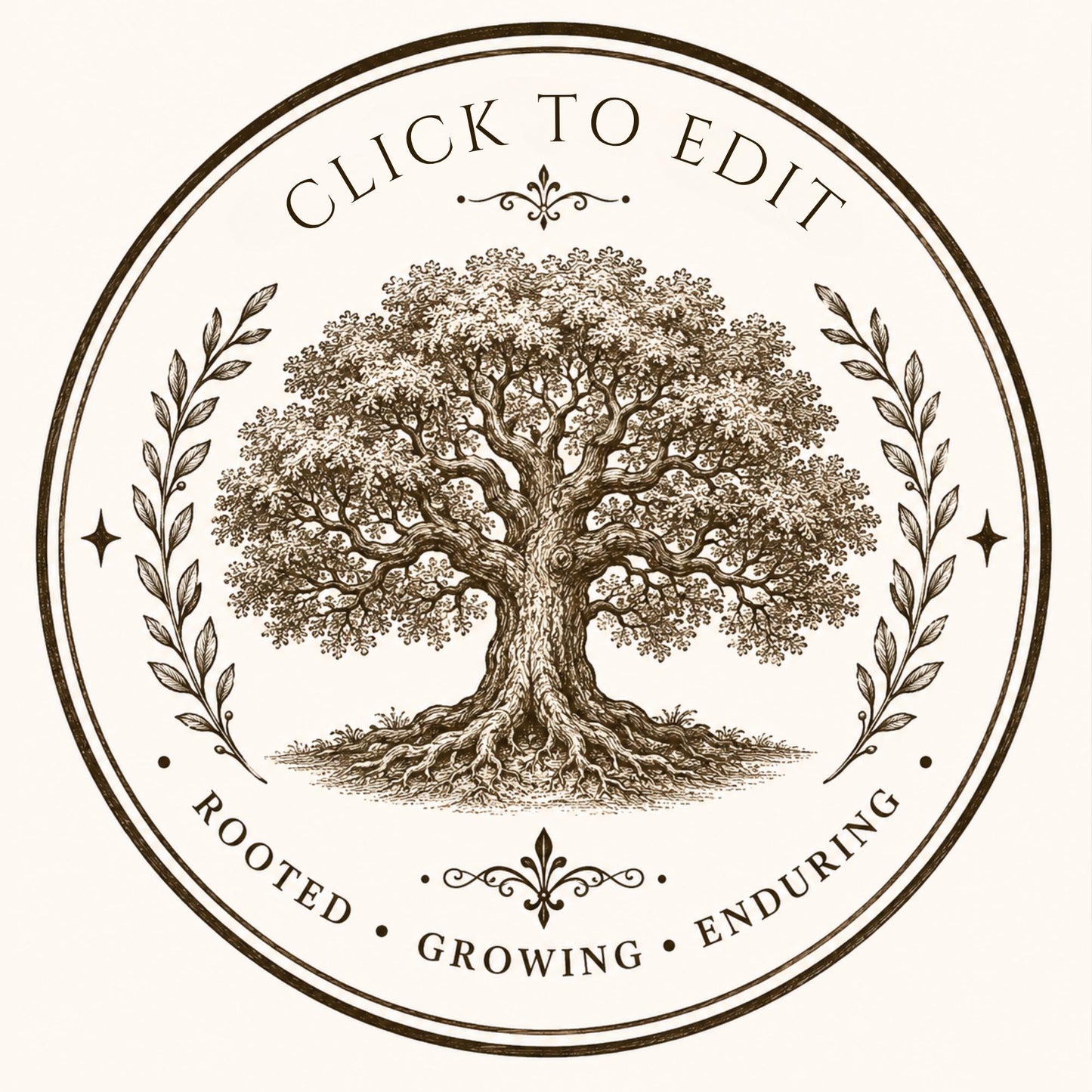 10 Editable Heritage Seal Templates | Canva Vintage Logo Set | Custom Family Crest | Archive & Cottage Branding | Printable Stamp Design