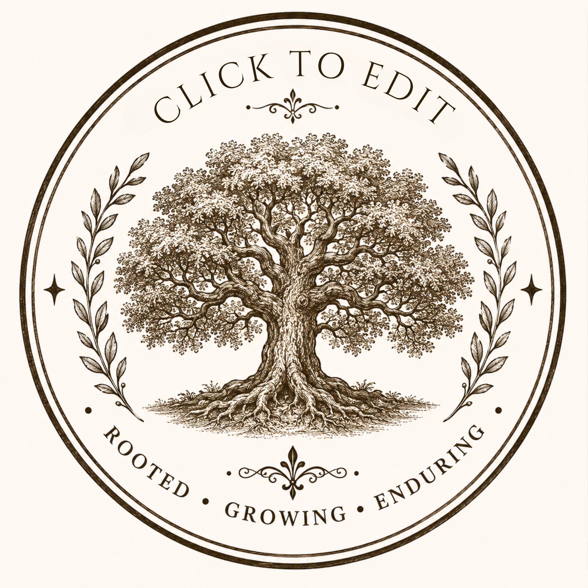 10 Editable Heritage Seal Templates | Canva Vintage Logo Set | Custom Family Crest | Archive & Cottage Branding | Printable Stamp Design