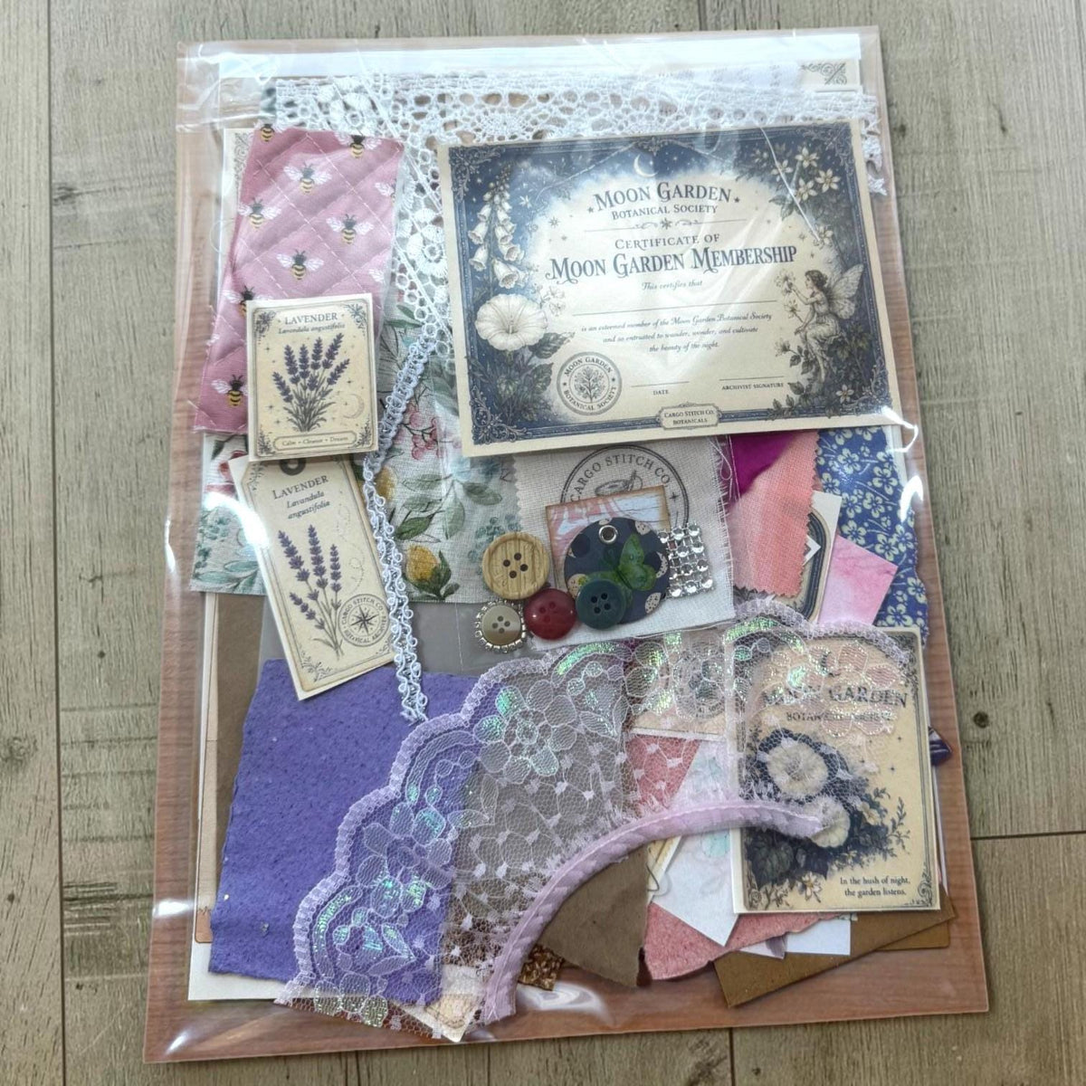 Moon Garden Fairy Junk Journal Ephemera Pack | Fairy Natural History Pages | Handmade Journal Bundle | The Quiet Archives