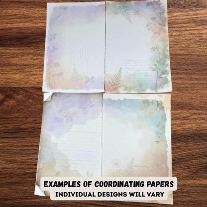 Mini Lavender Atelier Sewing Junk Journal Bundle | Vintage Sewing Ephemera Kit | Lavender Lace Journal Pages | Handmade Junk Journal Kit
