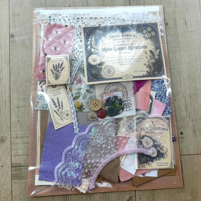 Fairy Archivist Office Junk Journal Ephemera Pack, The Quiet Archives, Vintage Fairy Botanical Papers, Handmade Journal