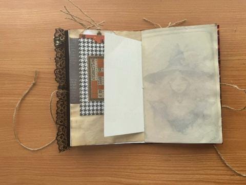 Potion Keeper’s Ledger Halloween Junk Journal, 80 Pages, 50+ Ephemera, October Coven Grimoire, Handmade Gothic Journal