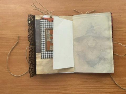 Potion Keeper’s Ledger Halloween Junk Journal, 80 Pages, 50+ Ephemera, October Coven Grimoire, Handmade Gothic Journal